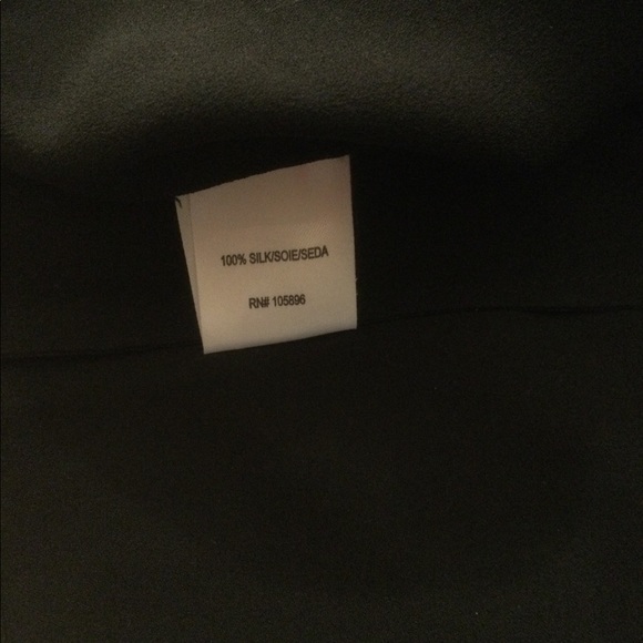 Worth Black Silk Crepe Blouse - Picture 7 of 10